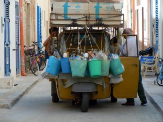 Un'Ape a Marettimo un'ape a Marettimo